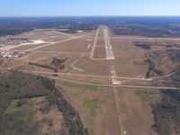  @ Florence Regional Airport - Looking down RWY 9 - by Bob Simmermon