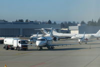  - Western BizJet apron at Geneva - by Chris Hall