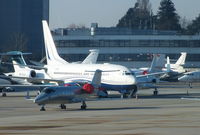  - Western BizJet apron at Geneva - by Chris Hall