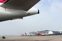  - Under the tail unit of a Germanwing´s A 319.... - by Holger Zengler