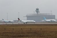  - View over rwy 08L/26R to new apron 3 with AN 124 hangar... - by Holger Zengler