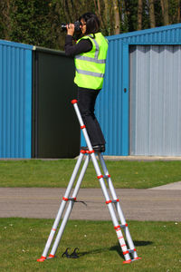  - aviation photographer being photographed at Kemble - by Chris Hall
