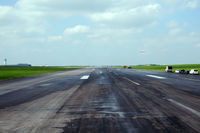  - Runway 34 seen during resurfacing - by Chris Jilli