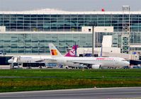  - Business as usual at stand 114 in front of Terminal 2...... - by Holger Zengler
