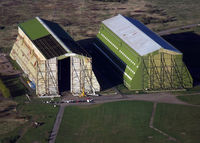  @ EGTT - Cardington Airship sheds under restoration. - by Ashley Flynn