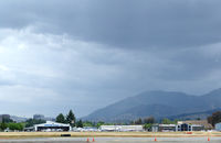  - View looking East with rain on Mt Diablo. - by Bill Larkins