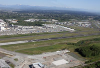  - View of the new Boeing ramp under construction in the foreground and delivery ramp in the rear - by Duncan Kirk