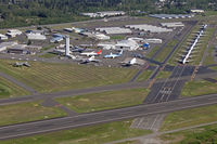  - The main apron and closed Runway 11/29 - by Duncan Kirk
