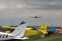  - BAC 84 Jet Provost T4 G-BXLO overflies The Real Aeroplane Club's May-hem Fly-In, Breighton Airfield, May 2013. - by Malcolm Clarke