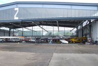  @ Mendig Army Base Airport - No 2 hangar of the Fliegendes Museum Mendig (Flying Museum) during an open day at former German Army Aviation base, now civilian Mendig airfield  - by Ingo Warnecke