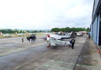  @ Mendig Army Base Airport - No 2 hangar of the Fliegendes Museum Mendig (Flying Museum) during an open day at former German Army Aviation base, now civilian Mendig airfield  - by Ingo Warnecke
