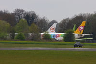  - three Boeing 737's in storage at lasham - by Chris Hall