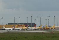  - Weekend quiescence on DHL Air Hub Leipzig..... - by Holger Zengler
