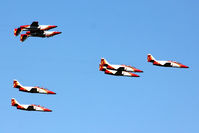  - 60 years Patrouille de France : CASA C101 Aviojet team Aguila - by BTT