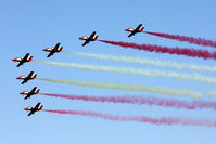  - 60 years Patrouille de France : Spanish aerobatic team Aguila - by BTT