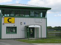  - Control Tower and Reception at Haverfordwest Airport. - by Roger Winser