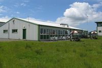  - The Propeller Cafe and Flight Offices at Haverfordwest Airport.. - by Roger Winser