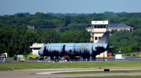  - A380 fire training mockup at DFW - by Ronald Barker