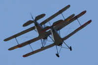  - CASA 1-131E Jungmann's G-BZJV and G-CDJU displaying at the Vintage Aircraft flyin, Sleap - by Chris Hall