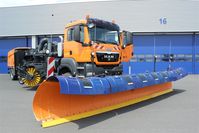  - This is a Towed Jet Sweeper. He and his 3 brothers together are able to clean LEJ runways from snow within 14 minutes... - by Holger Zengler
