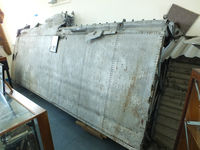  - Outer port wing section from  from Armstrong Whitworth A.W.38 Whitley EB384 which crashed in Scotland with the loss of all six crew members, May 26th 1944 - by Chris Hall
