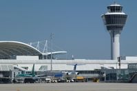  - Munich Airport also called Franz Josef Strauss is  Europe's 7th busiest airport handing approx. 40 million passengers per year. - by Jean M Braun