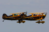  - G-PIII and G-IIIP displaying at AeroExpo 2013 - by Chris Hall