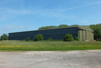  - one of four surviving T2 hangars at the former RAF Peplow, which was also know as:	HMS Godwit II / RAF Child's Ercall / RNAS Peplow. It was in use between 1941 and 1949 - by Chris Hall