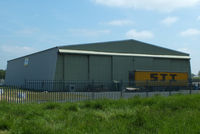  - one of the two surviving Pentad Hangar at the former RNAS Hinstock, also known as: HMS Godwit / No 21 SLG / RAF Ollerton . In use between 17 October 1941 and 28 February 1947 - by Chris Hall