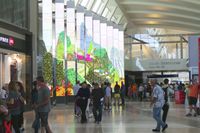  - Interactive media inside the new Tom Bradley International Terminal taken on LAX Appreciation Day. - by speedbrds
