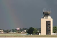  @ Executive Airport - Orlando Executive after a thunderstorm with rainbow - by Florida Metal