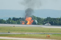  - Fire Training in progress at Manchester Airport. - by David Burrell