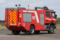  - Airfield Fire engine, Cranfield Airport, June 2013.  - by Malcolm Clarke