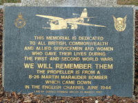  - memorial plaque at Shoreham Airport - by Chris Hall