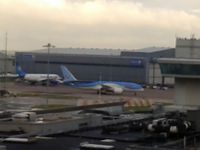  - Not seen a 787 before so a hurried photo on my mobile - by Guitarist