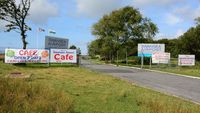  - Entrance to Swansea Airport. - by Roger Winser