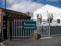  @ EGOP - New Signage seen at the Top Site of the former RAF Pembrey Sands AWR. - by Derek Flewin