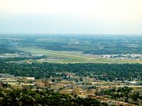  - Oshkosh (KOSH) Wittman Regional Airport taken from EAA's Ford 4-AT-E Trimotor during AirVentuire 2013 - by Ray Hindle