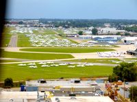  - Oshkosh (KOSH) Wittman Regional Airport taken from EAA's Ford 4-AT-E Trimotor during AirVentuire 2013 - by Ray Hindle