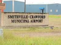  @ Smithville Crawford Municipal Airport - SIGN AT ENTRANCE TO SMITHVILLE-CRAWFORD MUNICIPAL AIRPORT - by dennisheal