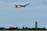 - Northbound view from gate 62 with outbound traffic on rwy 08L.... - by Holger Zengler