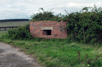  - Type 24 Pillbox installed to guard the rear of the bomb dump. - by Derek Flewin