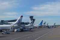  - On a beautiful sunny day ........Helsinki's top modern airport with lots of good spots to take airplane photos. - by Jean M Braun