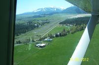  - Doing the Oregon Air Tour, we dropped in here for a short visit. Very nice day, and a small pioneer cemetery next to the runway. - by Mel B. Echelberger