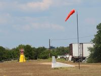  @ Thunderbird Southwest Airport - Wind sock and wind direction indicator - by dennisheal