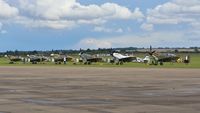 - Six magnificent Spitfires preparing to display at Duxford Air Show, Sept. 2013. - by Eric.Fishwick