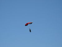  - Three parachute jumpers opened the Wings Over Camarillo Airshow 2013. This is one of them near landing. - by Doug Robertson