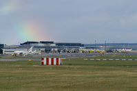  - VIE airport overview with a nice rainbow - by Thomas Ramgraber