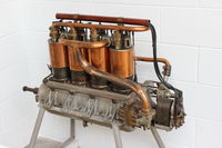  - Star aero engine of 40 hp on display at the RAF Museum, Hendon.  - by Graham Reeve
