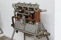  - Green C-4 aero engine. 32/35 hp. On display at the RAF Museum, Hendon.  - by Graham Reeve
